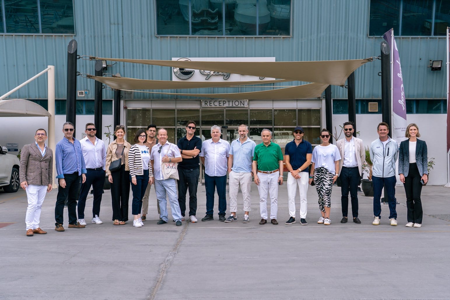 Global Media Visits Gulf Craft Shipyard